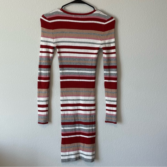 Forever21 Striped Bodycon Sweater Dress Size Small - Picture 6 of 6